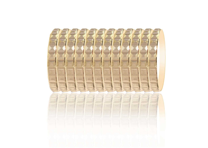 Gold plated 8 MM Bangles